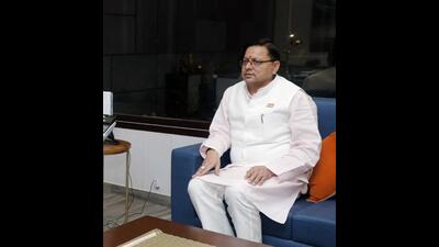 Uttarakhand chief minister Pushkar Singh Dhami. (ANI)