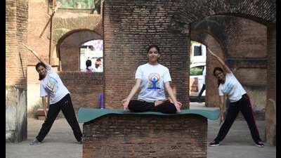 Build habits slowly and be consistent. Exercise at least thrice a week for 30 minutes, do yoga. But if you do get lazy, call it a day with pranayama and meditation (Deepak Gupta / HT Photo) Build habits slowly and be consistent. Exercise at least thrice a week for 30 minutes, do yoga. But if you do get lazy, call it a day with pranayama and meditation (Deepak Gupta / HT Photo)