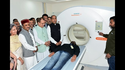 Himachal Pradesh CM Jai Ram Thakur inaugurated Atal Super Specialty Medical Institute at Chaminaya near Shimla on Wednesday. (ANI) Himachal Pradesh CM Jai Ram Thakur inaugurated Atal Super Specialty Medical Institute at Chaminaya near Shimla on Wednesday. (ANI)