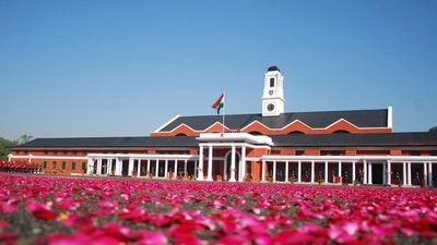 Chetwode Building at Indian Military Academy (IMA) in Dehradun. (HT Photo)