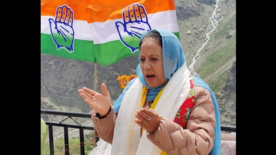 Himachal Pradesh Congress president Pratibha Singh. (ANI File)