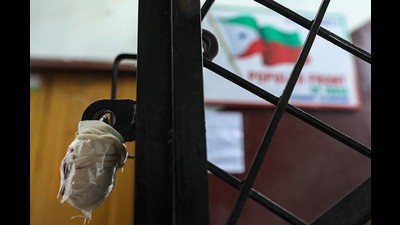 Sealed Popular Front of India (PFI) party office in Hyderabad, September 22, 2022 (PTI) Sealed Popular Front of India (PFI) party office in Hyderabad, September 22, 2022 (PTI)