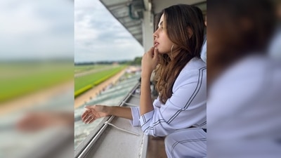 Rhea Chakraborty's jumpsuit also features shoulder pads and cuff buckle for adjustment. (Instagram/@rhea_chakraborty) Rhea Chakraborty's jumpsuit also features shoulder pads and cuff buckle for adjustment. (Instagram/@rhea_chakraborty)