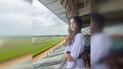 Rhea Chakraborty's jumpsuit is from the label Jenn. It costs <span class='webrupee'>₹</span>5,890, as per the official website of the brand. (Instagram/@rhea_chakraborty) Rhea Chakraborty's jumpsuit is from the label Jenn. It costs <span class='webrupee'>₹</span>5,890, as per the official website of the brand. (Instagram/@rhea_chakraborty)
