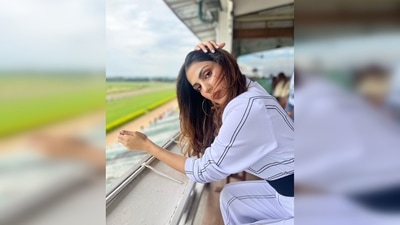 Rhea Chakraborty's Erryn jumpsuit is stitched in thick crepe with anchor black stitch detailing. (Instagram/@rhea_chakraborty) Rhea Chakraborty's Erryn jumpsuit is stitched in thick crepe with anchor black stitch detailing. (Instagram/@rhea_chakraborty)