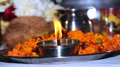Navratri 2022 Day 5 Bhog for Goddess Skandamata; Check out the delicious and tasty recipe of Banana Walnut Lassi and Kele Ki sabji for bhog (istockphoto ) Navratri 2022 Day 5 Bhog for Goddess Skandamata; Check out the delicious and tasty recipe of Banana Walnut Lassi and Kele Ki sabji for bhog (istockphoto )
