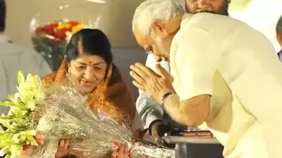 Legendary singer Lata Mangeshkar with Prime Minister Narendra Modi. (Twittter.com/ @narendramodi) Legendary singer Lata Mangeshkar with Prime Minister Narendra Modi. (Twittter.com/ @narendramodi)