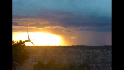 A screengrab from the video of the sunset at the Grand Canyon. (Facebook/Grand Canyon National Park ) A screengrab from the video of the sunset at the Grand Canyon. (Facebook/Grand Canyon National Park )