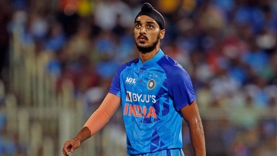 India's Arshdeep Singh during the 1st T20I match between South Africa and India, at Greenfield International Stadium in Thiruvananthapuram(ANI)