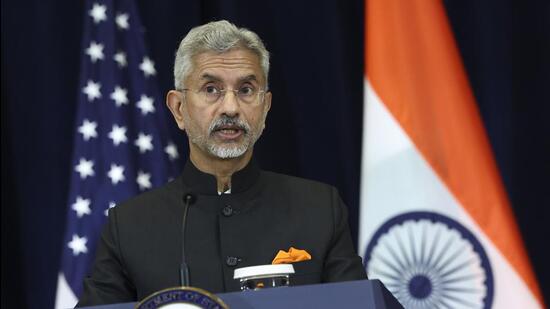 Jaishankar was speaking at a community event in Washington DC — soon after he arrived on the Amtrak from New York — to discuss a book on Prime Minister Narendra Modi’s 20 year in elected political office. (AFP) Jaishankar was speaking at a community event in Washington DC — soon after he arrived on the Amtrak from New York — to discuss a book on Prime Minister Narendra Modi’s 20 year in elected political office. (AFP)