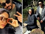 Arjun Kapoor and Bhumi Pednekar from the sets of The Killer Lady. Arjun Kapoor and Bhumi Pednekar from the sets of The Killer Lady.