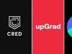 Credit card platform CRED, e-learning app upGrad and online investment platform Groww have been named the top three Indian startups of the year. Credit card platform CRED, e-learning app upGrad and online investment platform Groww have been named the top three Indian startups of the year.