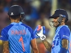 Suryakumar Yadav (R) with KL Rahul(PTI) Suryakumar Yadav (R) with KL Rahul(PTI)