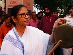 West Bengal CM Mamata Banerjee at the inauguration of Suruchi Sangha Puja Pandal in Kolkata on Wednesday. (AITC/ Twitter) West Bengal CM Mamata Banerjee at the inauguration of Suruchi Sangha Puja Pandal in Kolkata on Wednesday. (AITC/ Twitter)