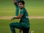 Pakistan's Naseem Shah reacts after missing to take the catch of India's Virat Kohli during the T20 cricket match of Asia Cup between India and Pakistan, in Dubai, United Arab Emirates, Sunday, Sept. 4, 2022. (AP Photo/Anjum Naveed)(AP) Pakistan's Naseem Shah reacts after missing to take the catch of India's Virat Kohli during the T20 cricket match of Asia Cup between India and Pakistan, in Dubai, United Arab Emirates, Sunday, Sept. 4, 2022. (AP Photo/Anjum Naveed)(AP)