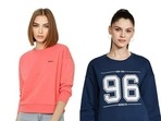 Amazon Great Indian Festival Sale is offering attractive discounts on sweatshirts for women.