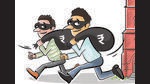 The thieves took away <span class='webrupee'>₹</span>25,000 cash, gold and silver ornaments, crockery, watches and several other household items. (HT) The thieves took away <span class='webrupee'>₹</span>25,000 cash, gold and silver ornaments, crockery, watches and several other household items. (HT)