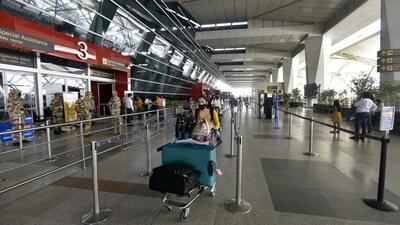 A passenger enters Terminal 3 of Delhi’s Indira Gandhi International (IGI) airport. (HT File) A passenger enters Terminal 3 of Delhi’s Indira Gandhi International (IGI) airport. (HT File)