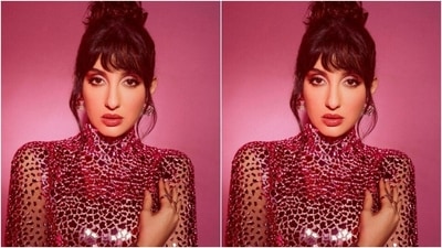 Nora played muse to fashion designer house Atelier Zuhra and picked a sequined gown from the shelves of the designer house. (Instagram/@notafatehi) Nora played muse to fashion designer house Atelier Zuhra and picked a sequined gown from the shelves of the designer house. (Instagram/@notafatehi)