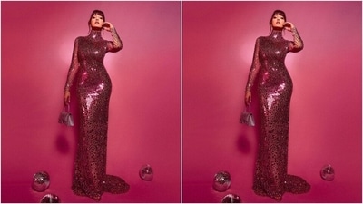 Nora added more glam to her look with a silver sling bag. “It ain't no getting rid of me… I come in every room and draw attention like a centerpiece,” the actor wrote in the caption. (Instagram/@notafatehi) Nora added more glam to her look with a silver sling bag. “It ain't no getting rid of me… I come in every room and draw attention like a centerpiece,” the actor wrote in the caption. (Instagram/@notafatehi)