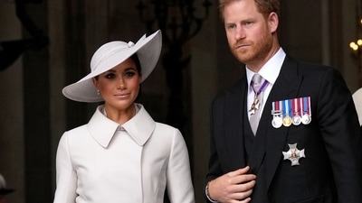 Prince Harry-Meghan Markle: Prince Harry and Meghan Markle, Duke and Duchess of Sussex in London. (AFP) Prince Harry-Meghan Markle: Prince Harry and Meghan Markle, Duke and Duchess of Sussex in London. (AFP)