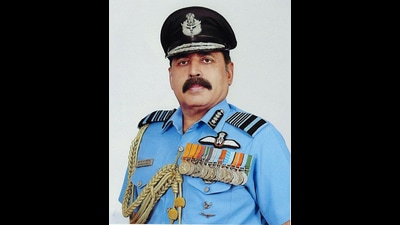 Former IAF chief Air Chief Marshal RKS Bhadauria (Retired) joined as Chief Nodal Officer of the Uttar Pradesh Defence Industrial Corridor, on Thursday. (ANI Picture Service)