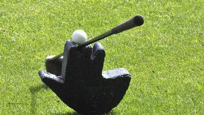 Another highlight of the day was Col Harjeet Singh recording the first hole in one of the Chandigarh Golf League when he aced the par 3 11th hole. (HT File)