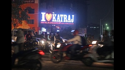 An ‘I Love’ digital board at Katraj chowk. (HT FILE PHOTO) An ‘I Love’ digital board at Katraj chowk. (HT FILE PHOTO)