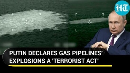 PUTIN DECLARES GAS PIPELINES EXPLOSIONS A ‘TERRORIST ACT’