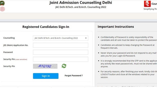 JAC Delhi Counselling 2022: Round 1 seat allotment result out, direct link JAC Delhi Counselling 2022: Round 1 seat allotment result out, direct link