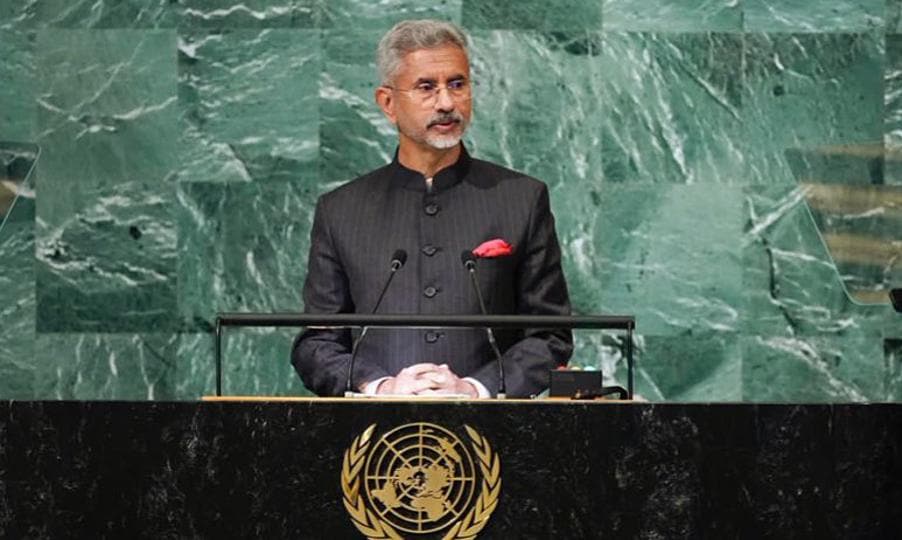 Jaishankar showcased India’s multilateral record at the UN by highlighting its term as a member of the Security Council this year where it focused on issues such as maritime security, peacekeeping and counterterrorism. (ANI) Jaishankar showcased India’s multilateral record at the UN by highlighting its term as a member of the Security Council this year where it focused on issues such as maritime security, peacekeeping and counterterrorism. (ANI)
