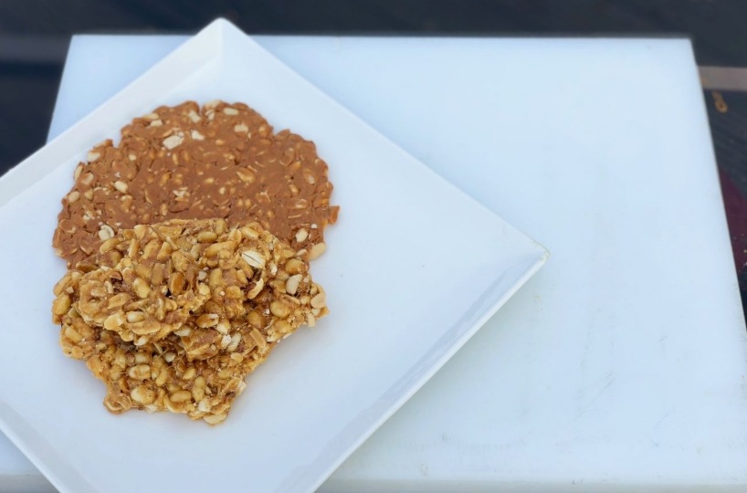 Peanut chikki for Navratri evenings.(Kunal Kapur)