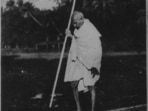 Mahatma Gandhi led India's struggle for freedom with non-violence. Mahatma Gandhi led India's struggle for freedom with non-violence.