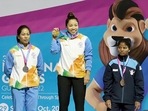 Mirabai Chanu(National Games Gujarat Twitter) Mirabai Chanu(National Games Gujarat Twitter)