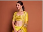 Kriti Kharbanda is Navratri-ready in a yellow lehenga(Instagram/@kriti.kharbanda) Kriti Kharbanda is Navratri-ready in a yellow lehenga(Instagram/@kriti.kharbanda)