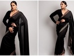 Huma Qureshi recently attended the Lokmat Most Stylish Awards 2022 and bagged the Pathbreaking Actor award. The actor graced the red carpet donning a gorgeous black saree teamed with a full-sleeve black blouse.(Instagram/@iamhumaq) Huma Qureshi recently attended the Lokmat Most Stylish Awards 2022 and bagged the Pathbreaking Actor award. The actor graced the red carpet donning a gorgeous black saree teamed with a full-sleeve black blouse.(Instagram/@iamhumaq)