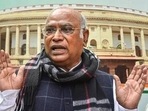 (File) Mallikarjun Kharge is the leader of Opposition in the Rajya Sabha. (File/PTI)