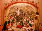 Durga Puja is a five-day annual festival that honours Maa Durga and celebrates her victory over the demon king Mahishasura.&nbsp;