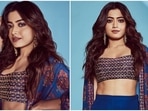 Rashmika Mandanna serves Dandiya nights fashion in stunning ethnic look. (Instagram) Rashmika Mandanna serves Dandiya nights fashion in stunning ethnic look. (Instagram)