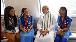 Prime Minister Narendra Modi takes a ride in Vande Bharat Express at Gandhinagar Station on Friday (ANI/ PIB) Prime Minister Narendra Modi takes a ride in Vande Bharat Express at Gandhinagar Station on Friday (ANI/ PIB)