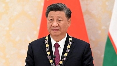 China clashed with the three countries in the AUKUS alliance at the UN nuclear watchdog over the plan to supply Australia with nuclear-powered submarines, capping a week in which Beijing repeatedly railed against the project that was unveiled last year. (File image of Chinese President Xi Jinping)