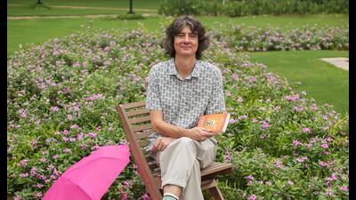 Author Antti Tuomainen, from Finland, was recently in Delhi for the Long Night of LiteratureS. (Photo: Raajessh Kashyap/HT) Author Antti Tuomainen, from Finland, was recently in Delhi for the Long Night of LiteratureS. (Photo: Raajessh Kashyap/HT)