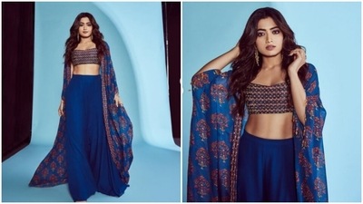 Rashmika Mandanna is currently awaiting the release of her upcoming film Goodbye. Also starring Amitabh Bachchan and Neena Gupta in leading roles, Goodbye traces the journey of a family coping up with the loss of a member. Rashmika, who is set to make her Bollywood debut with this film, is busy with the promotions. A day back, Rashmika shared a slew of pictures from her promotion diaries. (Instagram/@rashmika_mandanna) Rashmika Mandanna is currently awaiting the release of her upcoming film Goodbye. Also starring Amitabh Bachchan and Neena Gupta in leading roles, Goodbye traces the journey of a family coping up with the loss of a member. Rashmika, who is set to make her Bollywood debut with this film, is busy with the promotions. A day back, Rashmika shared a slew of pictures from her promotion diaries. (Instagram/@rashmika_mandanna)