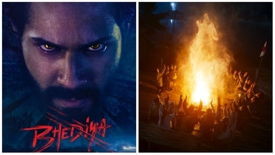 Bhediya teaser does not reveal much about the film but introduces fans to the films dark world. Bhediya teaser does not reveal much about the film but introduces fans to the films dark world.