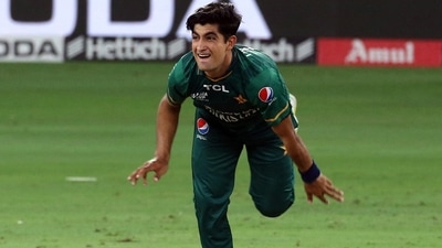 Pakistan fast bowler Naseem Shah (REUTERS)