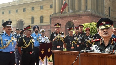 Gen Anil Chauhan was appointed as the new Chief of Defence Staff (CDS) on September 28, more than nine months after the post fell vacant following the death of Gen Bipin Rawat in a helicopter crash. (PTI) Gen Anil Chauhan was appointed as the new Chief of Defence Staff (CDS) on September 28, more than nine months after the post fell vacant following the death of Gen Bipin Rawat in a helicopter crash. (PTI)