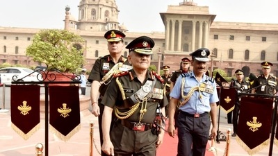 After his retirement as the Eastern Army Commander last year, he has been serving as the military adviser in the National Security Council Secretariat headed by NSA Ajit Doval. (HT Photo/Sanjeev Verma) After his retirement as the Eastern Army Commander last year, he has been serving as the military adviser in the National Security Council Secretariat headed by NSA Ajit Doval. (HT Photo/Sanjeev Verma)
