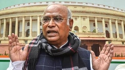 (File) Mallikarjun Kharge is the leader of Opposition in the Rajya Sabha. (File/PTI) (File) Mallikarjun Kharge is the leader of Opposition in the Rajya Sabha. (File/PTI)