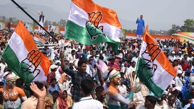 Congress flags. (File image) Congress flags. (File image)
