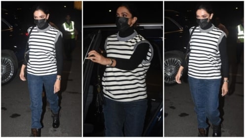 Deepika Padukone aces airport fashion in an uber-cool outfit. (HT Photo/Varinder Chawla) Deepika Padukone aces airport fashion in an uber-cool outfit. (HT Photo/Varinder Chawla)